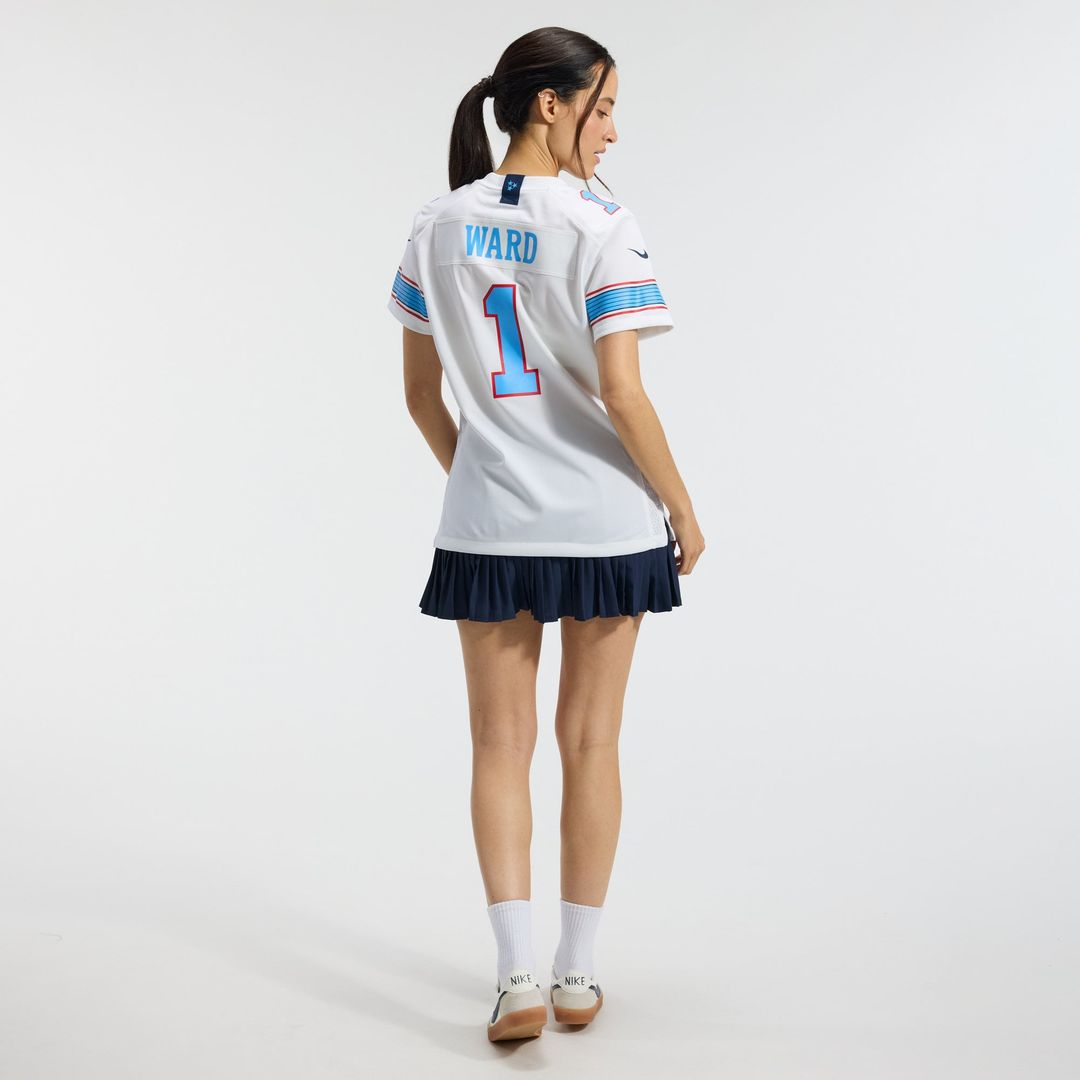 Cameron Ward Tennessee Titans Women's Game Jersey - White