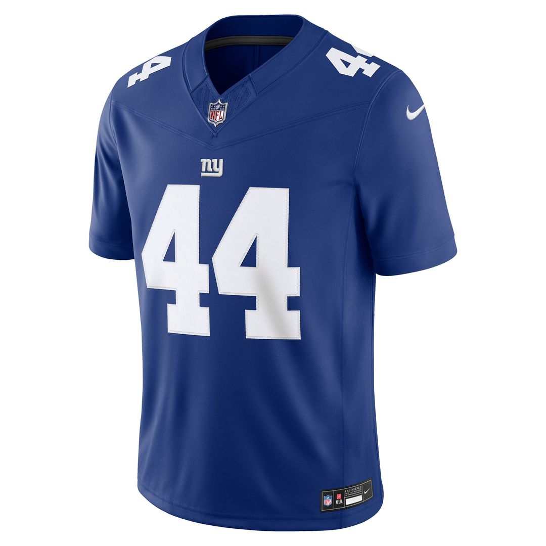 Cam Skattebo New York Giants Team Vapor F.U.S.E. Stitched Limited Jersey - Royal