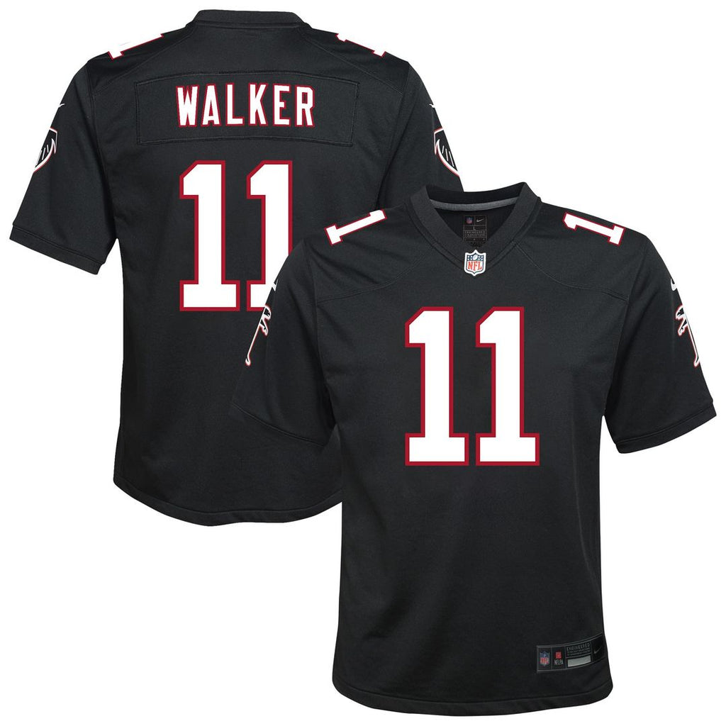 Jalon Walker Atlanta Falcons Youth Alternate Game Jersey - Black