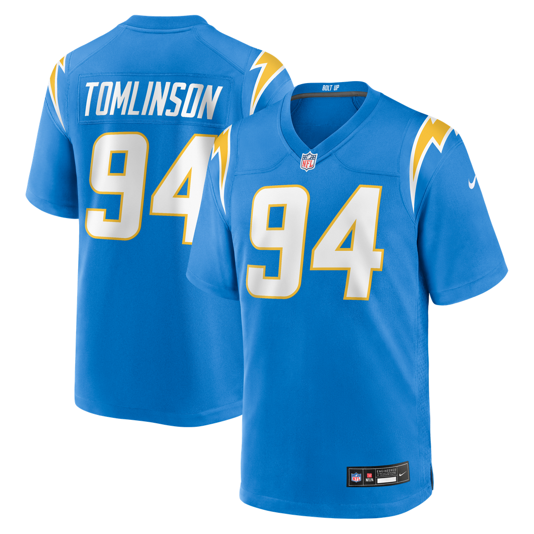 Dalvin Tomlinson Los Angeles Chargers Team Game Jersey - Powder Blue