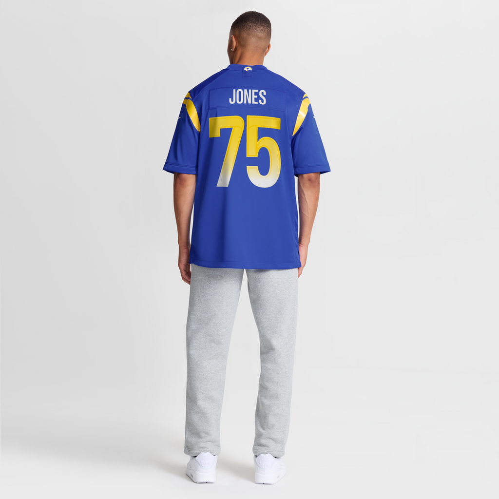 Deacon Jones Los Angeles Rams Game Retired Player Jersey - Royal