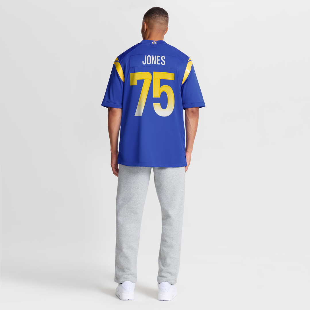 Deacon Jones Los Angeles Rams Game Retired Player Jersey - Royal