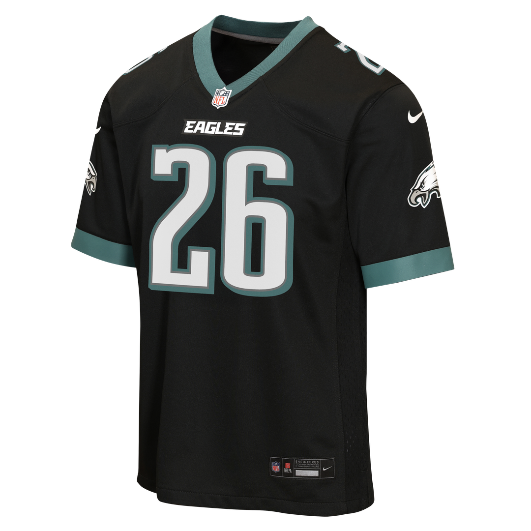 Saquon Barkley Philadelphia Eagles Youth Alternate Game Jersey - Black