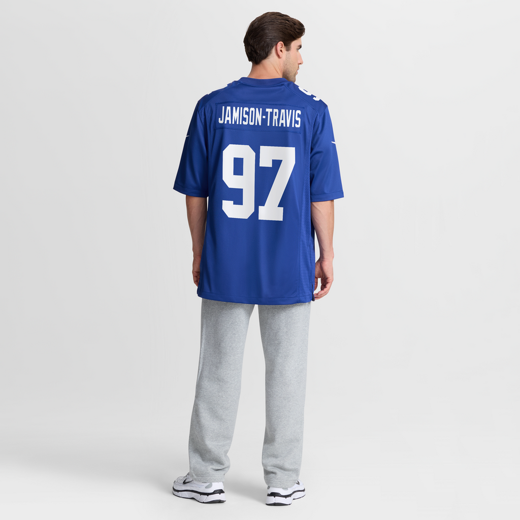 Bobby Jamison - Travis New York Giants Team Game Jersey - Royal