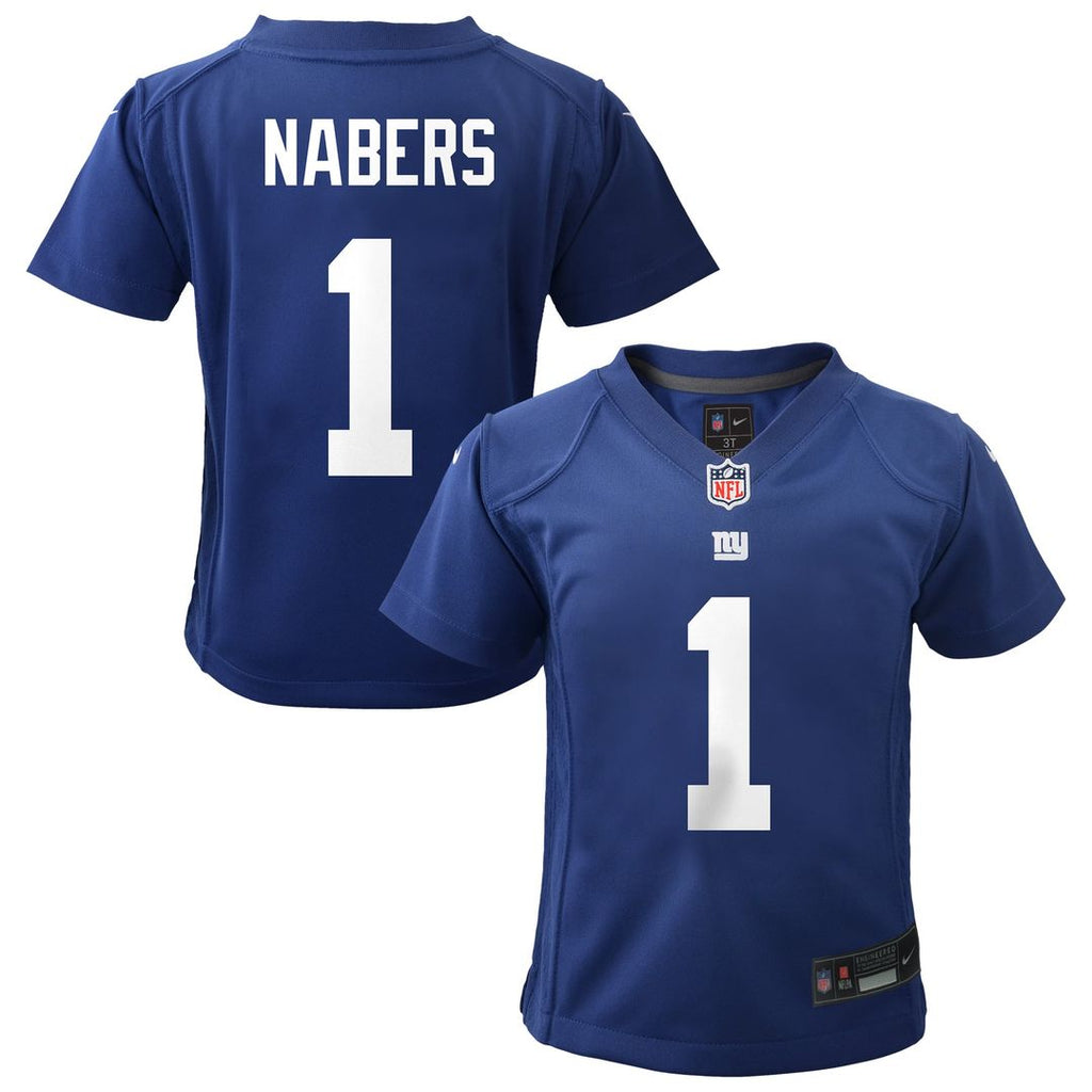 Malik Nabers New York Giants Infant Team Player Game Jersey - Royal