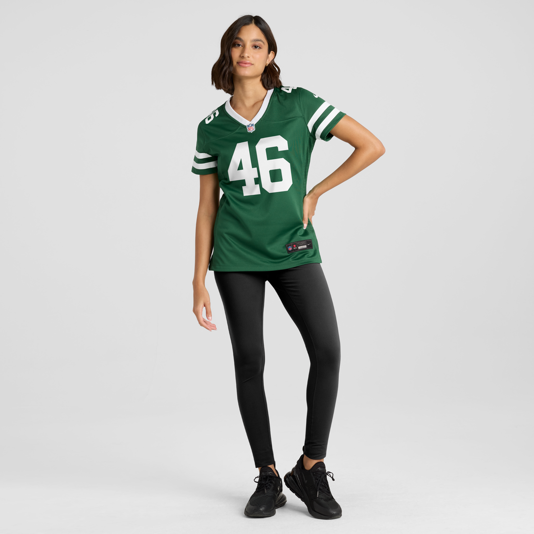 Joseph Ossai New York Jets Women's Team Game Jersey - Legacy Green