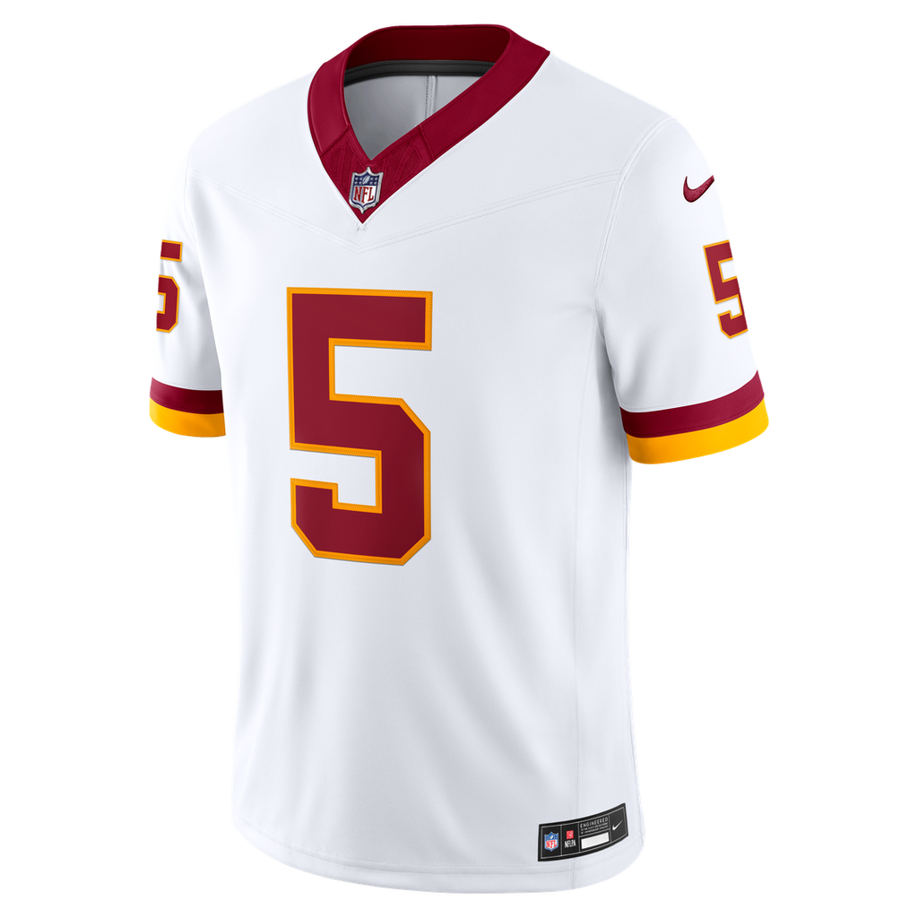 Jayden Daniels Washington Commanders Team Vapor F.U.S.E. Stitched Limited Jersey - Burgundy