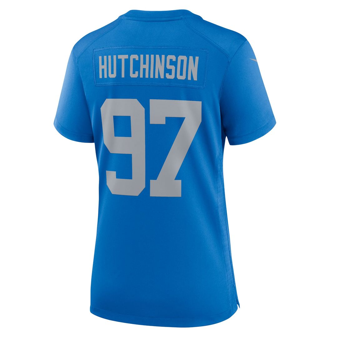 Aidan Hutchinson Detroit Lions Women's 2nd Alternate Game Jersey - Black