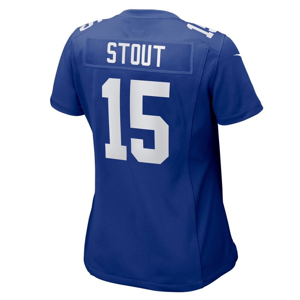 Jordan Stout New York Giants Women's Team Game Jersey - Royal