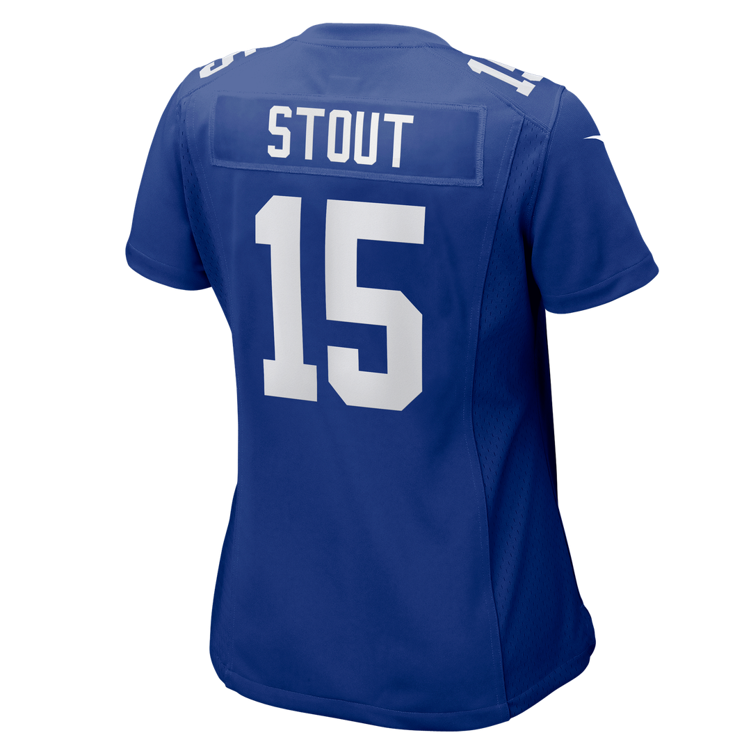 Jordan Stout New York Giants Women's Team Game Jersey - Royal