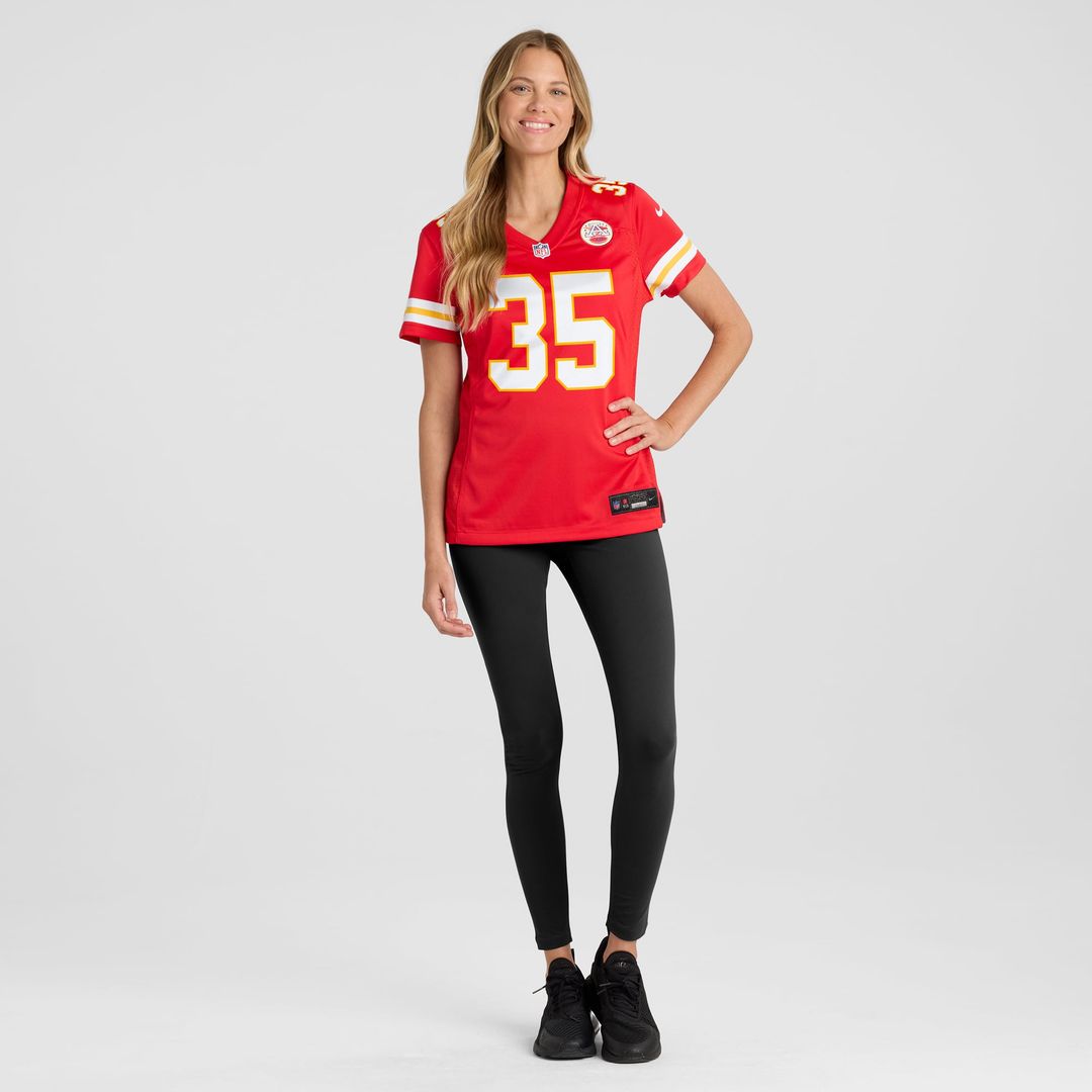 Christian Okoye Kansas City Chiefs Women's Game Retired Player Jersey - Red