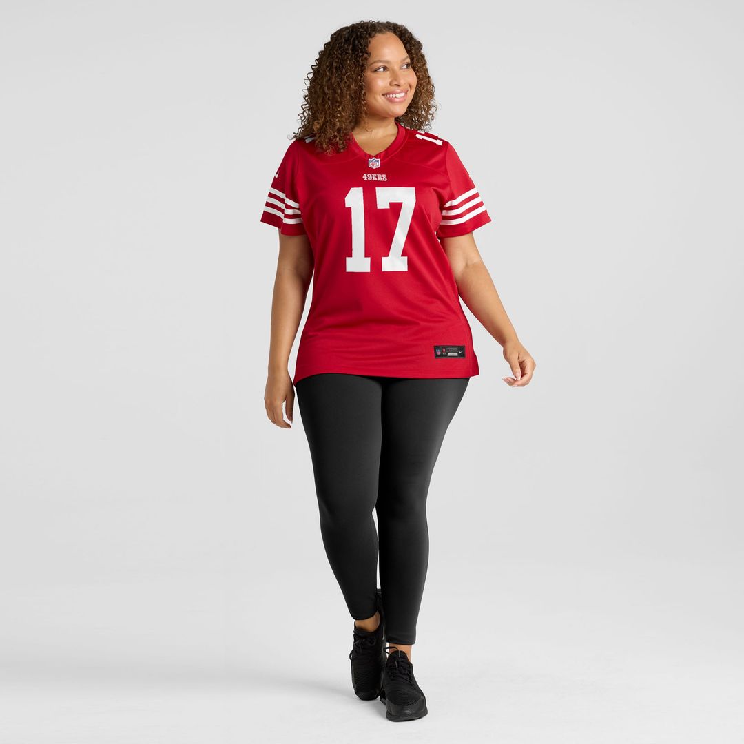 Jordan Watkins San Francisco 49ers Women's Team Game Jersey - Scarlet