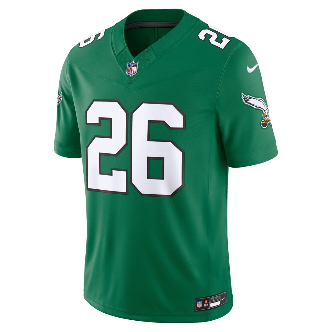 Saquon Barkley Philadelphia Eagles Alternate Vapor F.U.S.E. Stitched Limited Jersey - Black