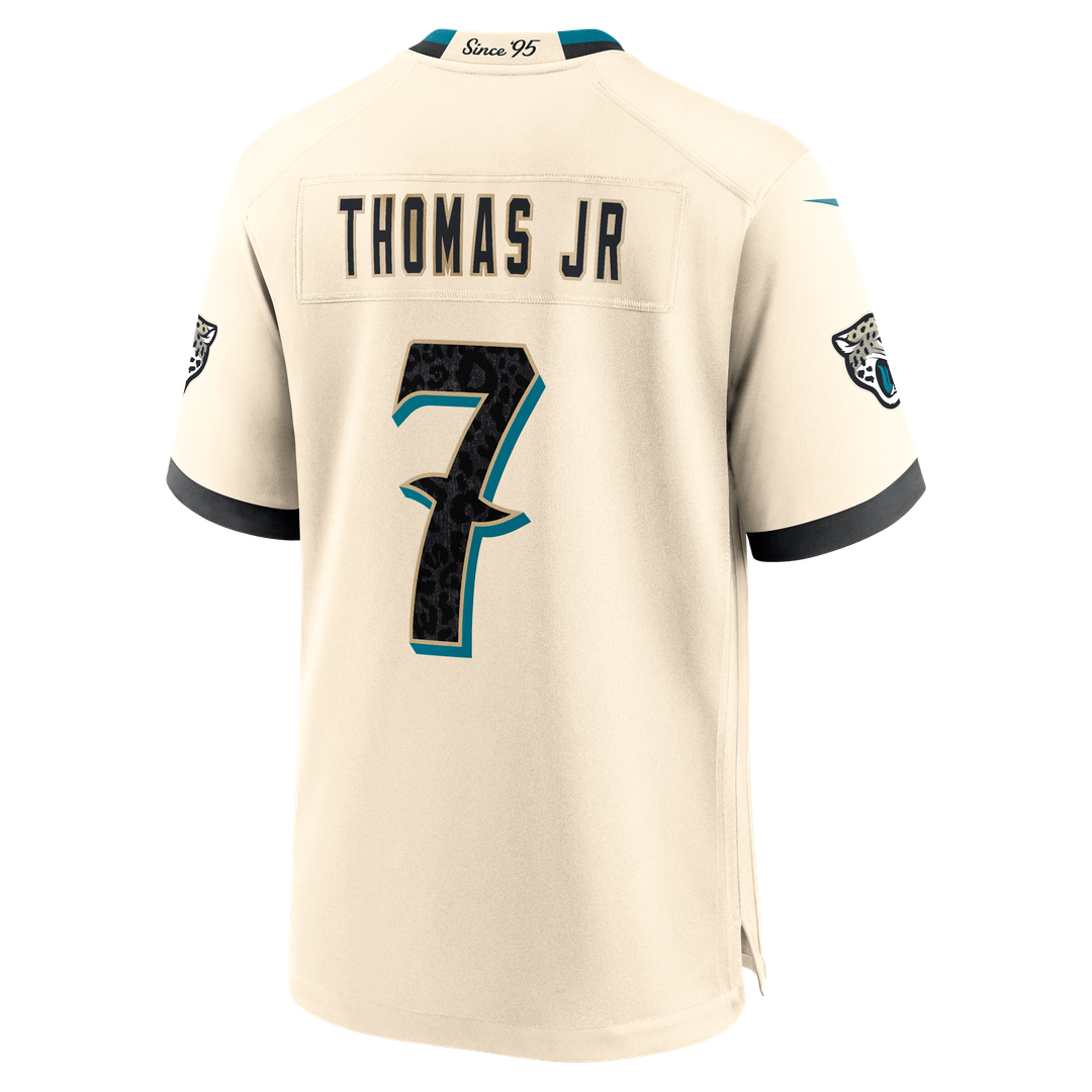 Brian Thomas Jr. Jacksonville Jaguars 2026 Rivalries Collection Game Jersey - Natural