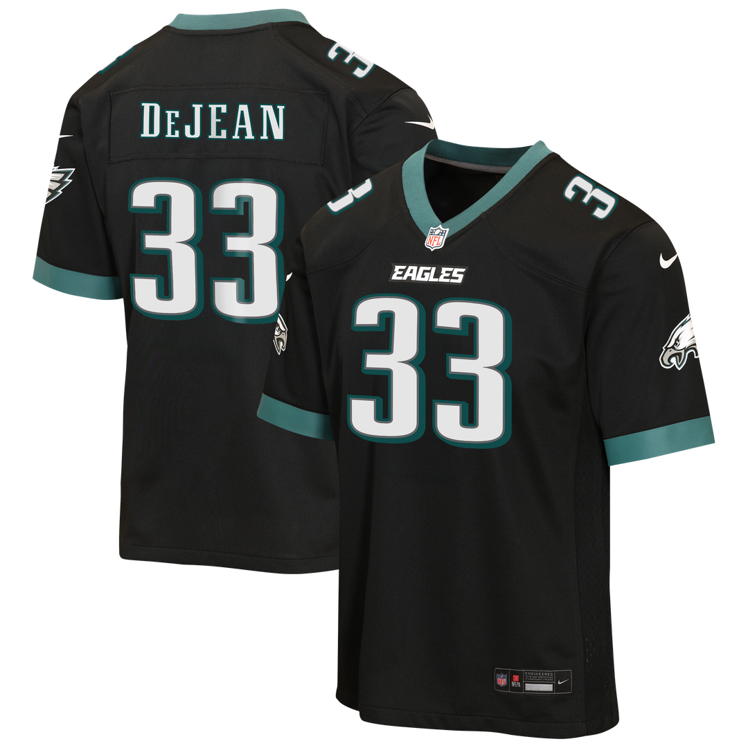 Cooper DeJean Philadelphia Eagles Youth Team Game Jersey - Midnight Green