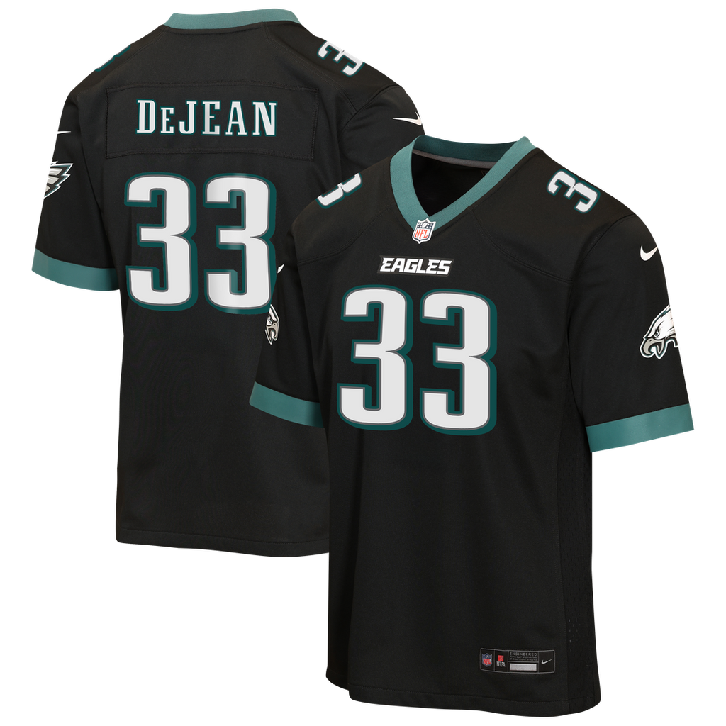 Cooper DeJean Philadelphia Eagles Youth Alternate Game Jersey - Black