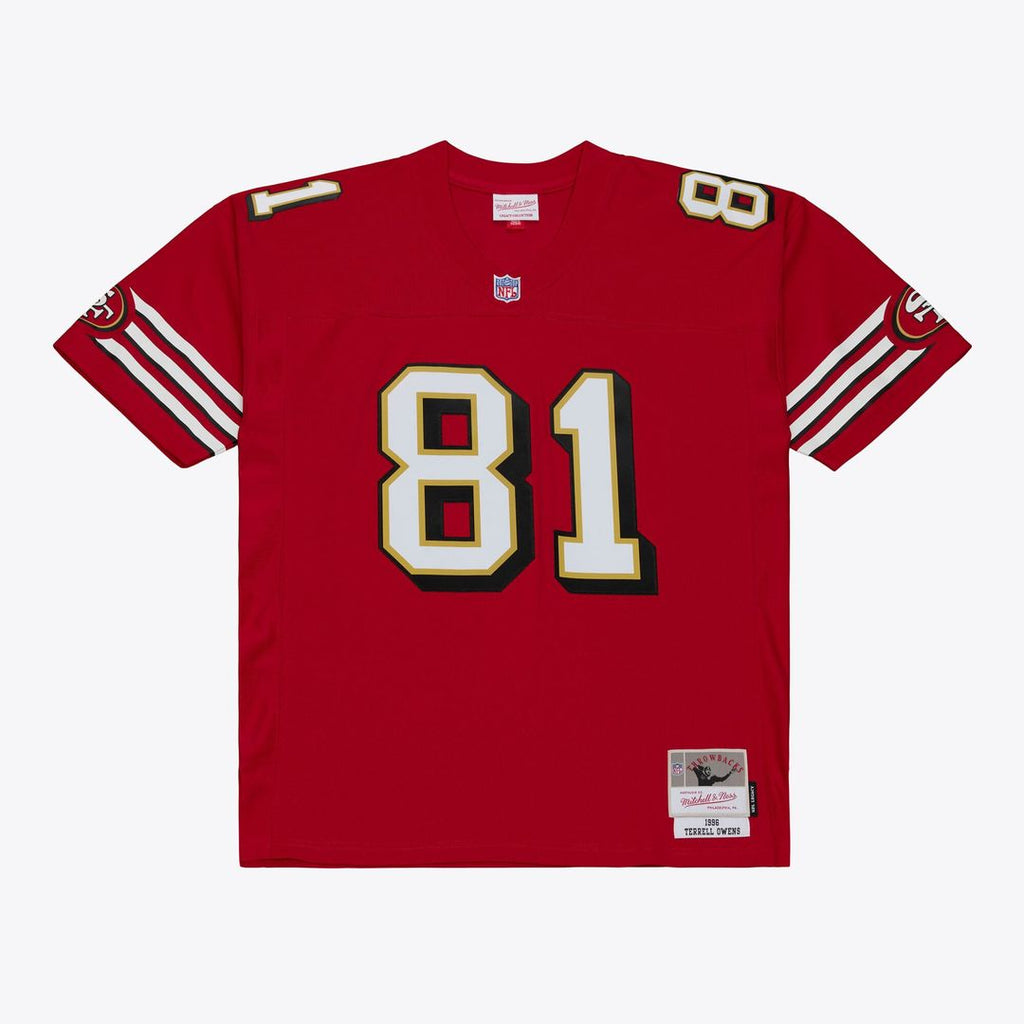 Terrell Owens San Francisco 49ers 1996 Legacy Replica Player Jersey - Red