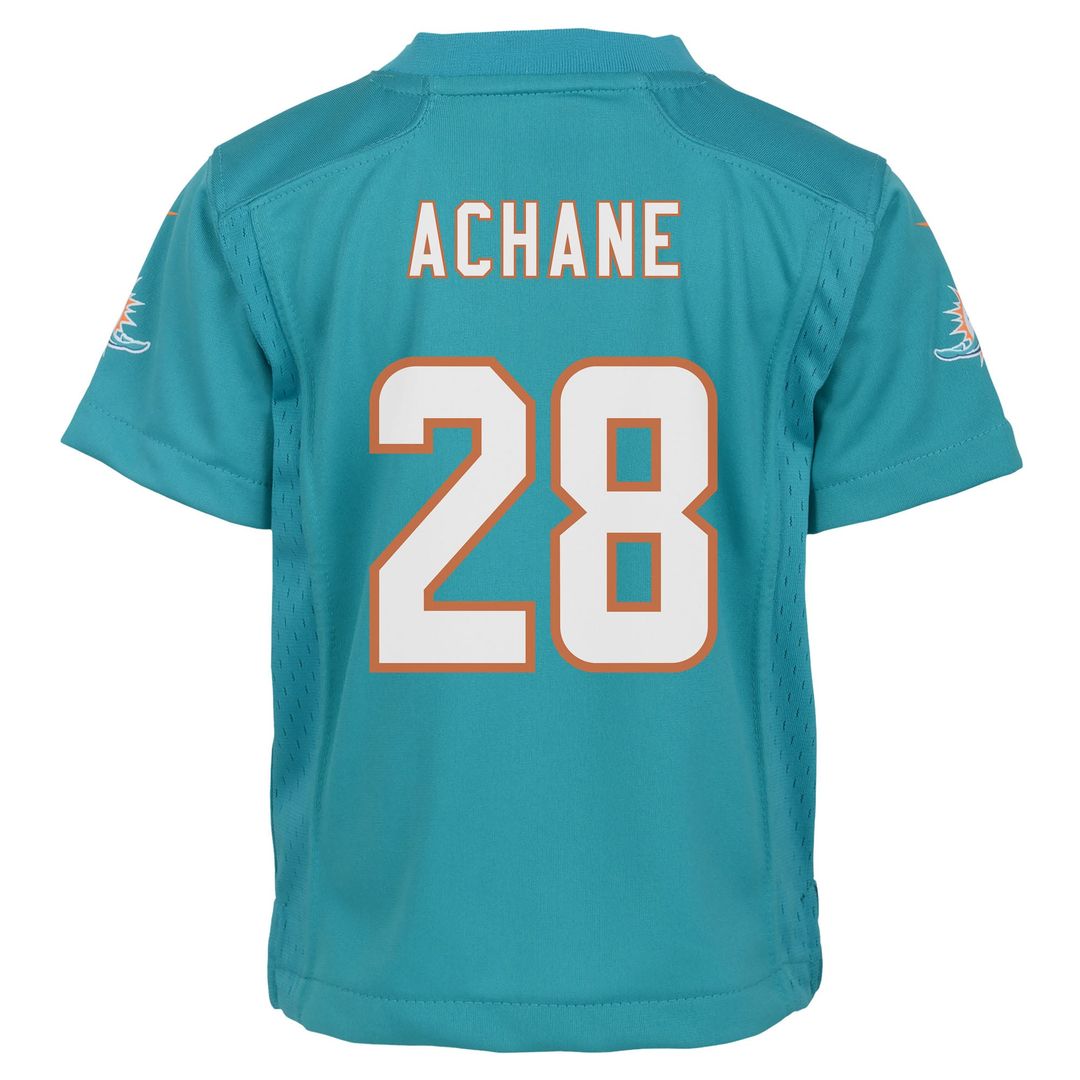 De’Von Achane Miami Dolphins Toddler Game Jersey - Aqua