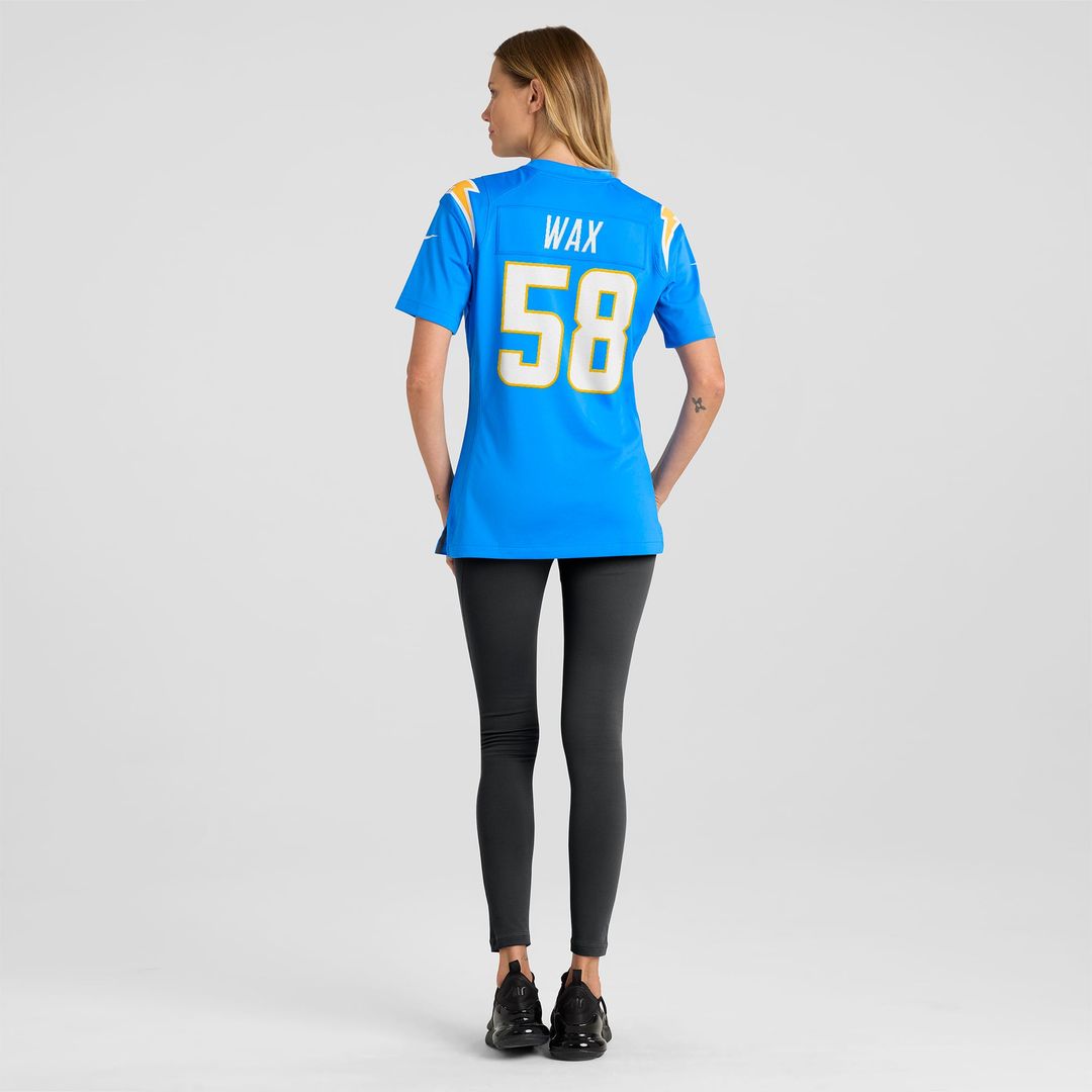 Marlowe Wax Los Angeles Chargers Women's Team Game Jersey - Powder Blue