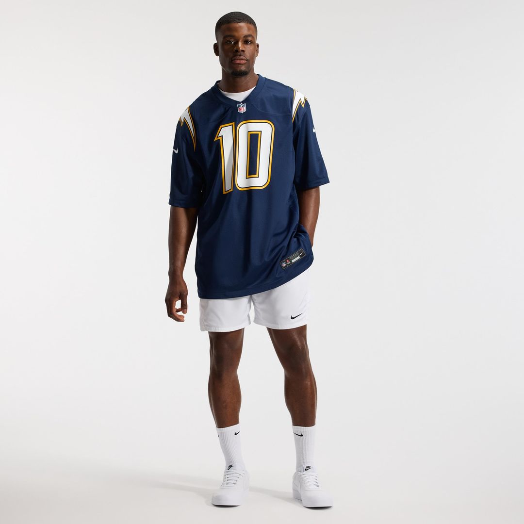 Justin Herbert Los Angeles Chargers Alternate Super Chargers Game Player Jersey - Navy