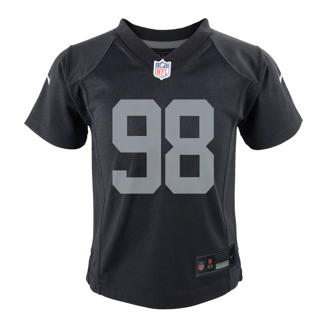 Maxx Crosby Las Vegas Raiders Preschool Team Game Jersey - Black