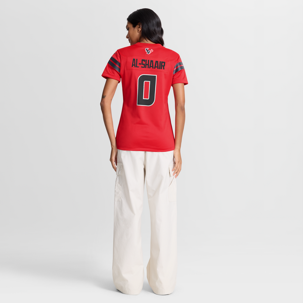 Azeez Al - Shaair Houston Texans Women's Alternate Game Jersey - Red