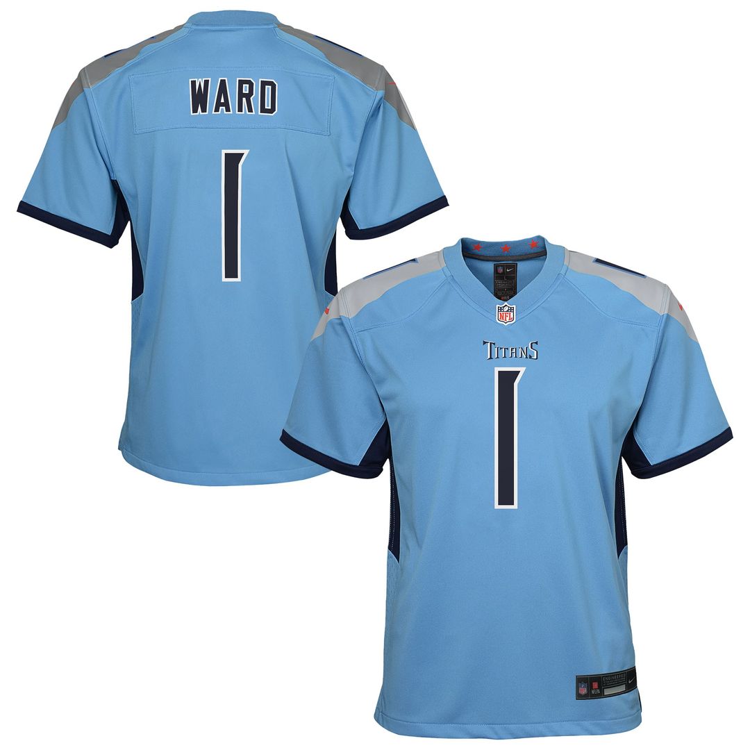 Cameron Ward Tennessee Titans Youth White Game Jersey - White