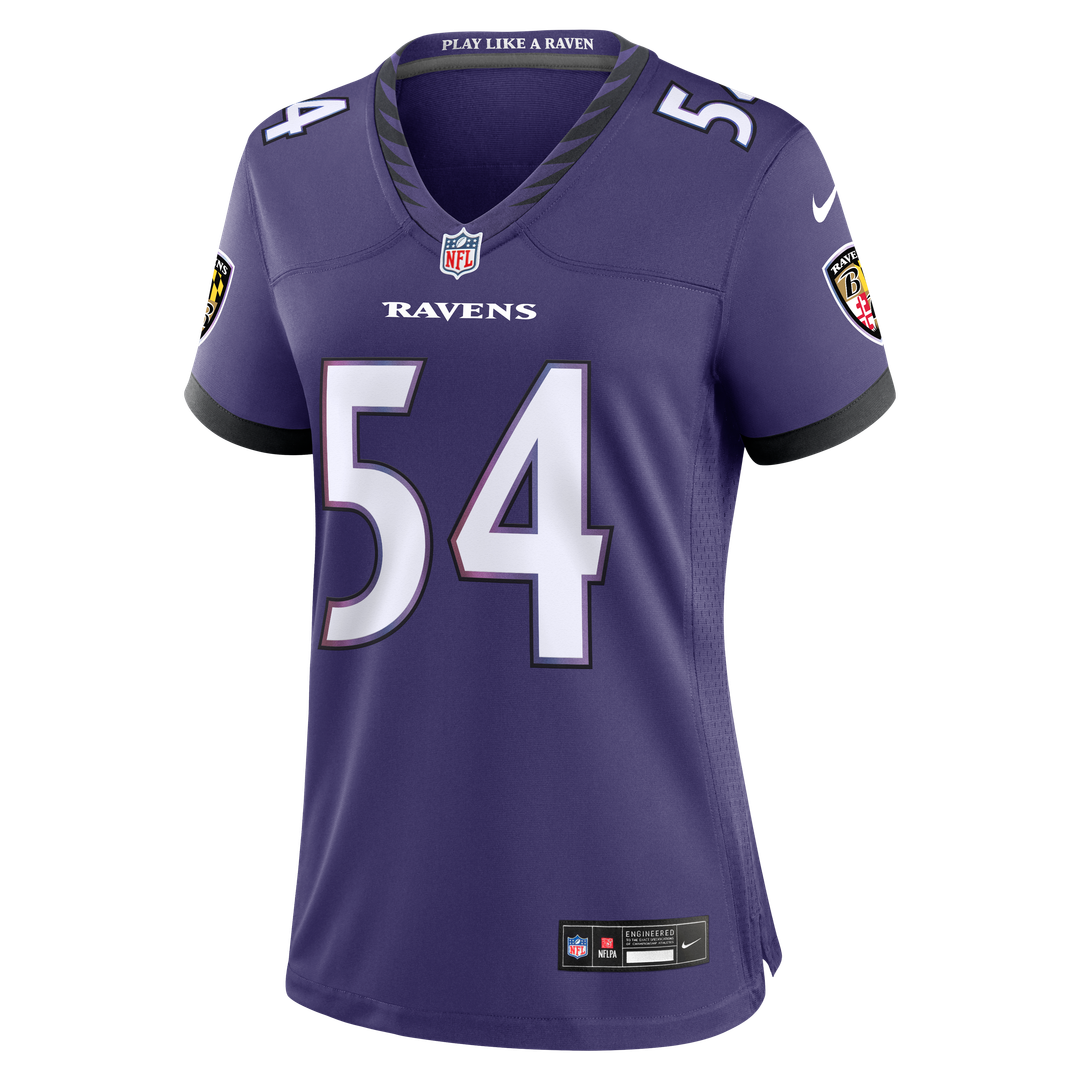 Jovaughn Gwyn Baltimore Ravens Women's Team Game Jersey - Purple