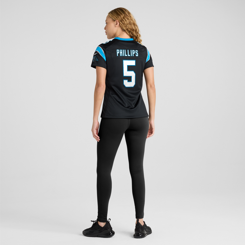 Jaelan Phillips Carolina Panthers Women's Team Game Jersey - Black