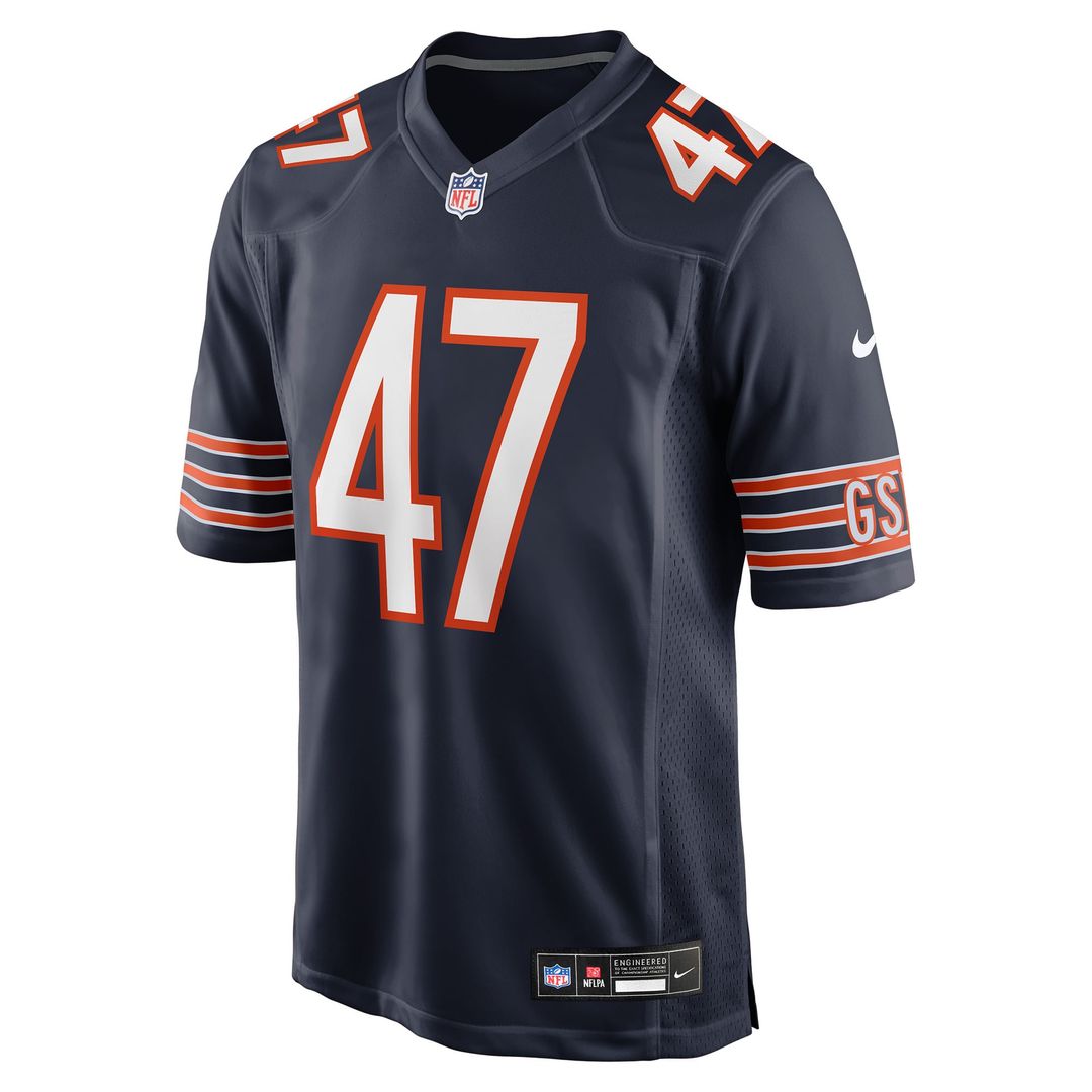 Ruben Hyppolite II Chicago Bears Team Game Jersey - Navy