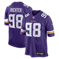 Bo Richter Minnesota Vikings Team Game Jersey - Purple