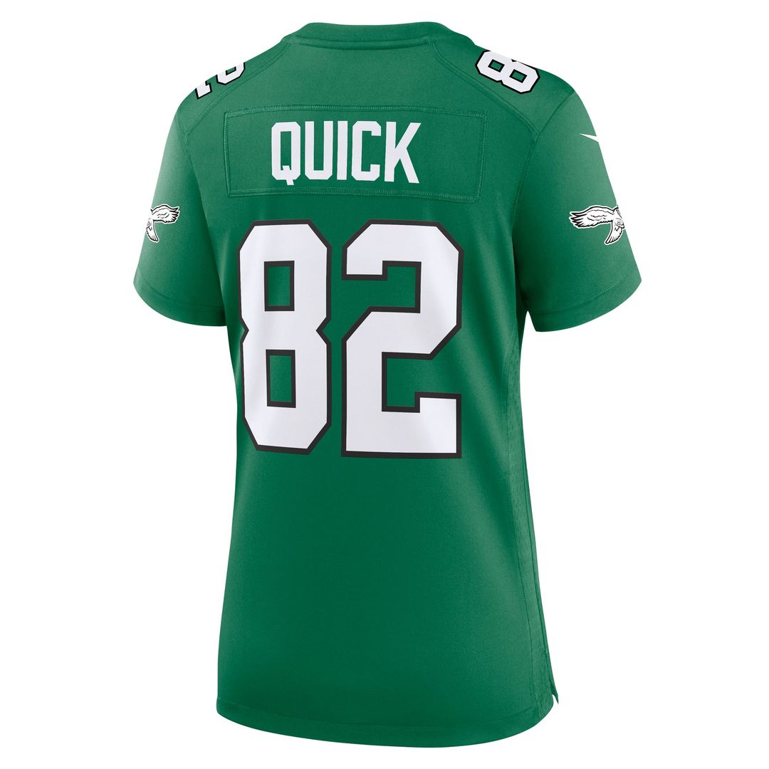 Mike Quick Philadelphia Eagles Women's Alternate Game Jersey - Kelly Green