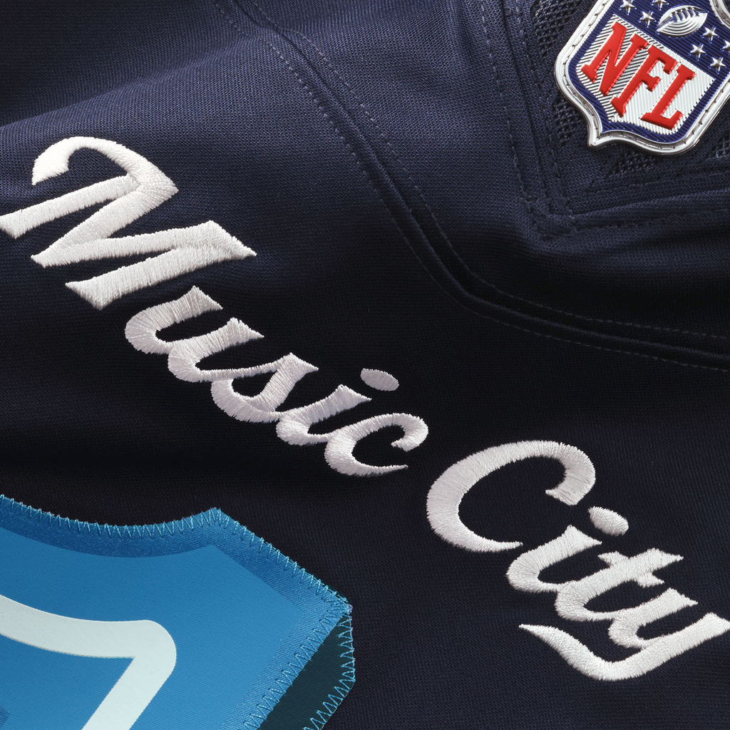 Eddie George Tennessee Titans 2026 Rivalries Collection Stitched Limited Jersey - Navy