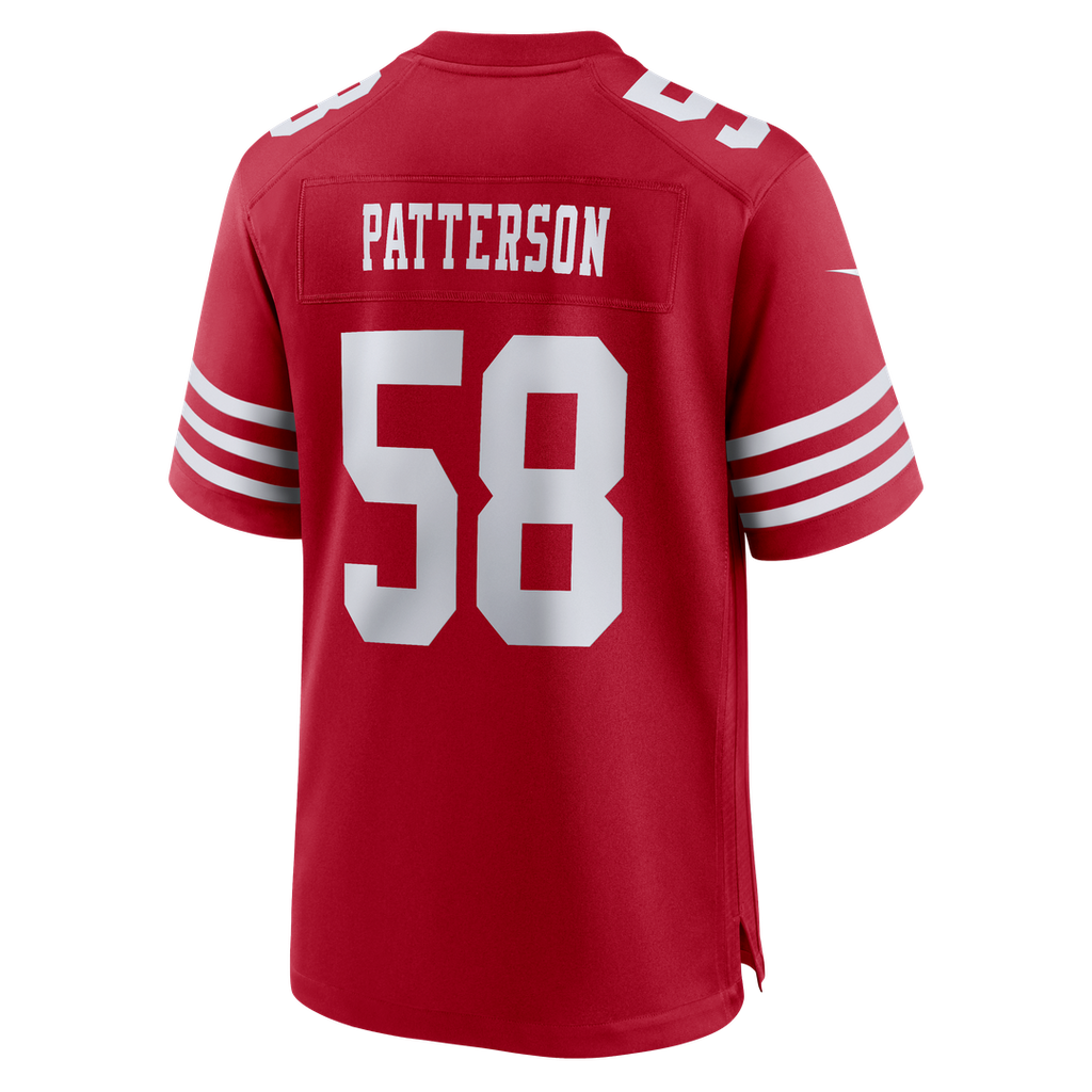 Jarrett Patterson San Francisco 49ers Team Game Jersey - Scarlet