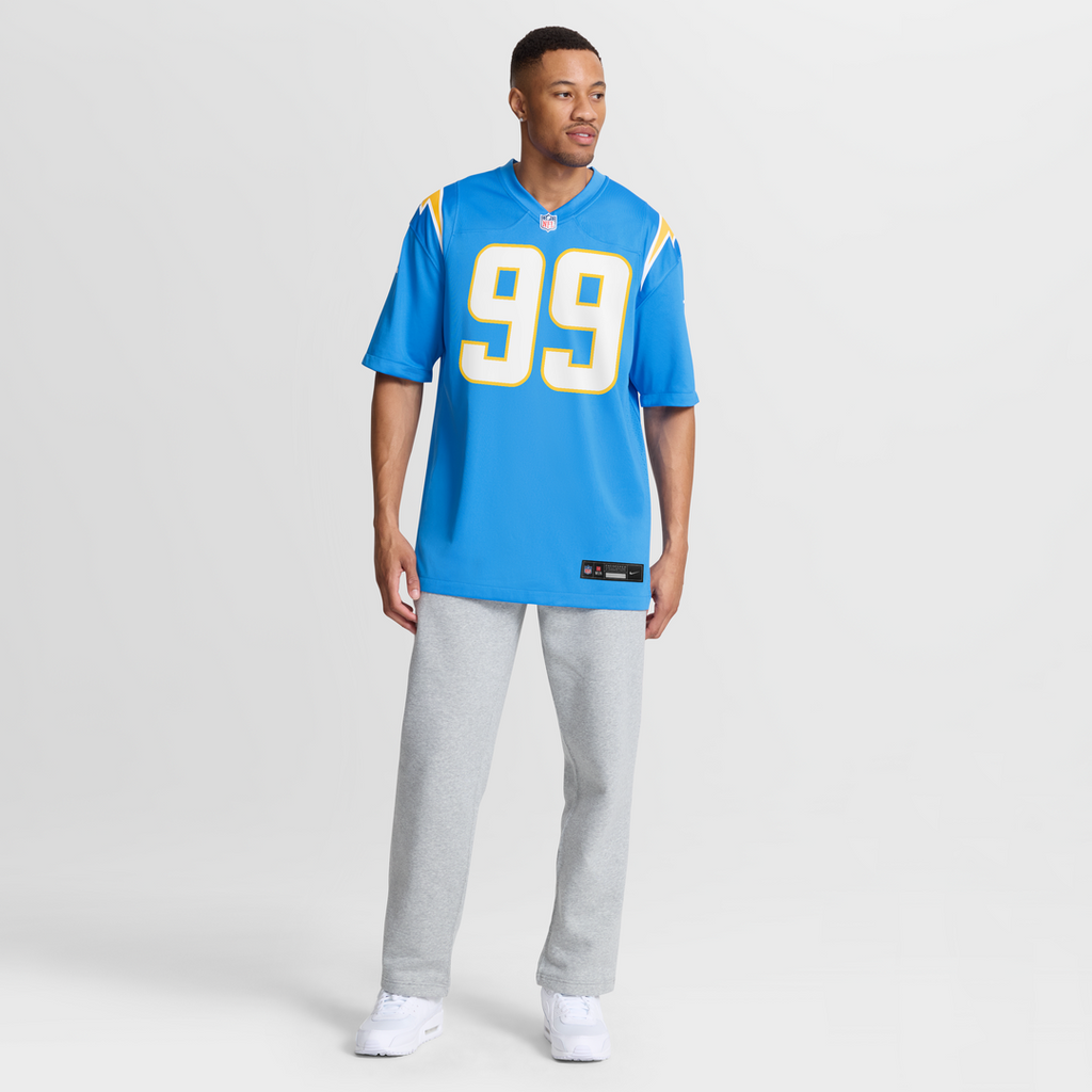 Jamaree Caldwell Los Angeles Chargers Team Game Jersey - Powder Blue
