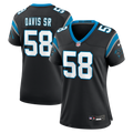 Thomas Davis Sr. Carolina Panthers Women's Team Retired Game Jersey - Black