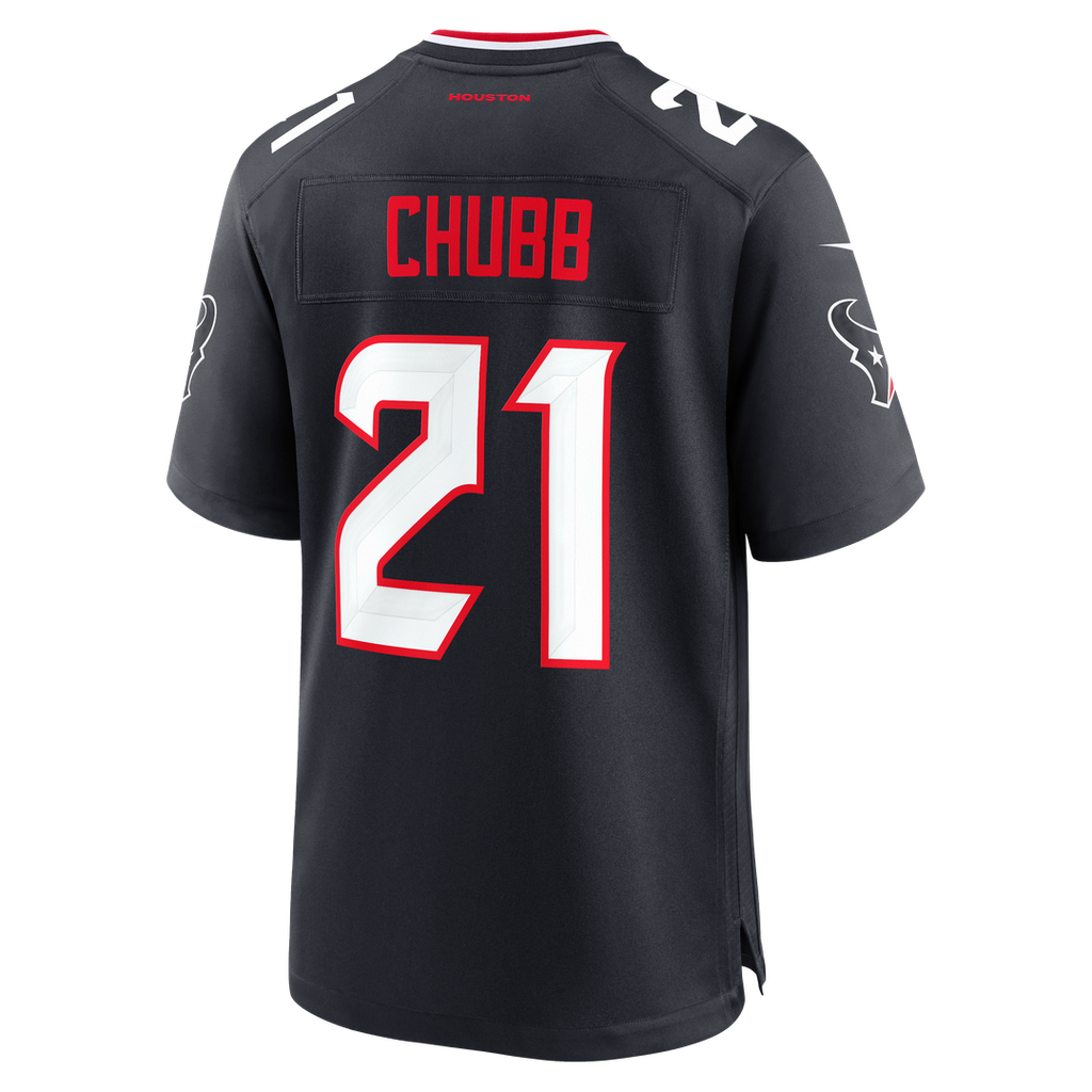 Nick Chubb Houston Texans Team Game Jersey - Navy