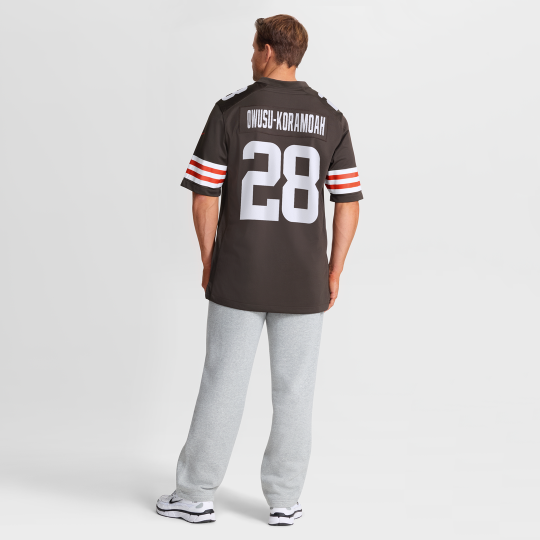 Jeremiah Owusu - Koramoah Cleveland Browns Game Player Jersey - Brown