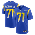 Warren McClendon Jr. Los Angeles Rams Team Game Jersey - Royal