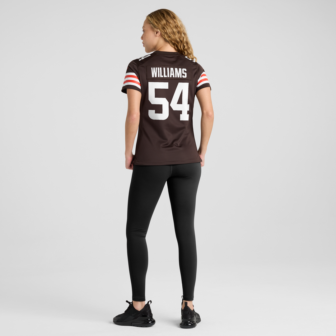 Sam Williams Cleveland Browns Women's Team Game Jersey - Brown