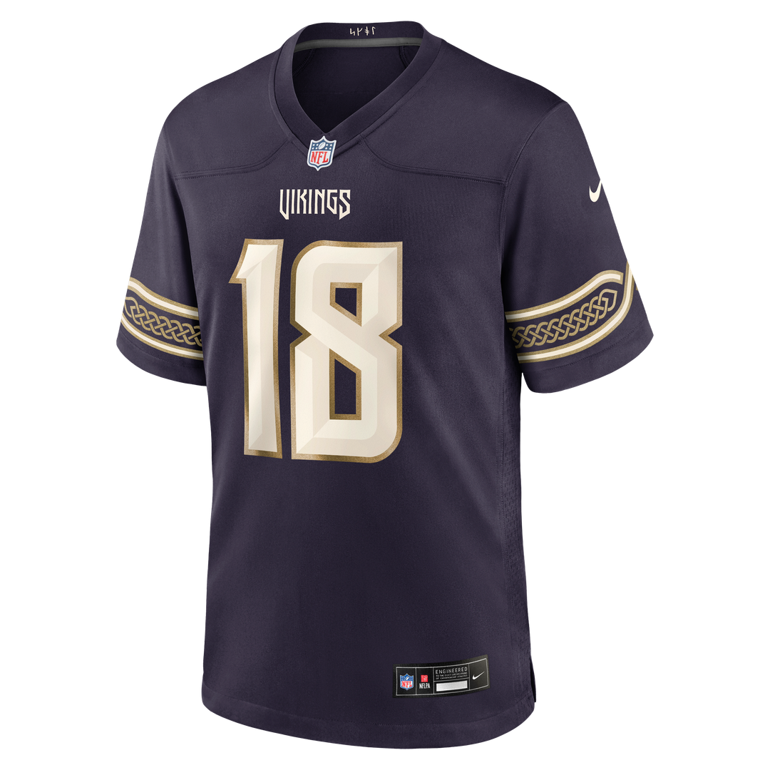 Justin Jefferson Minnesota Vikings 2026 Rivalries Collection Game Jersey - Purple