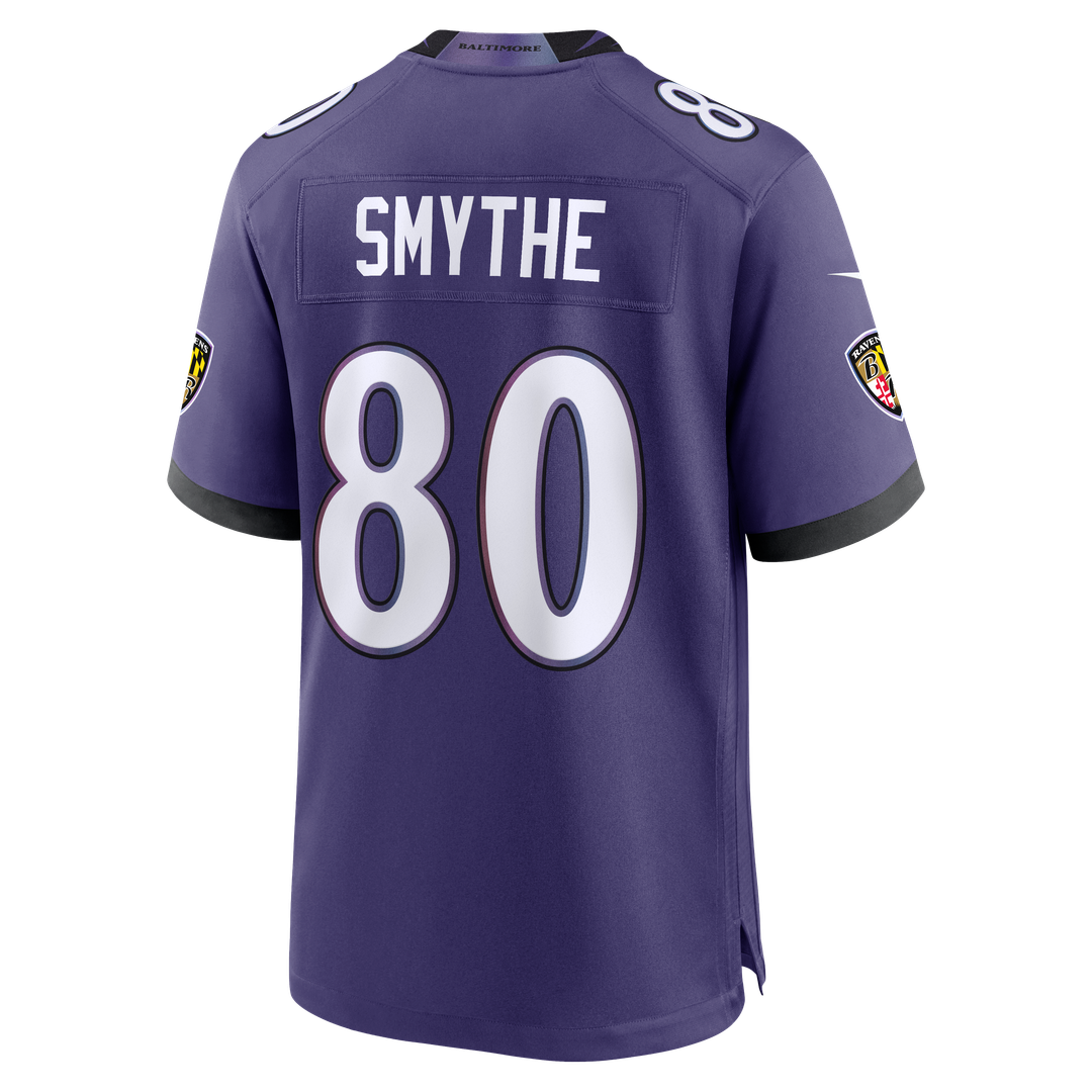 Durham Smythe Baltimore Ravens Team Game Jersey - Purple