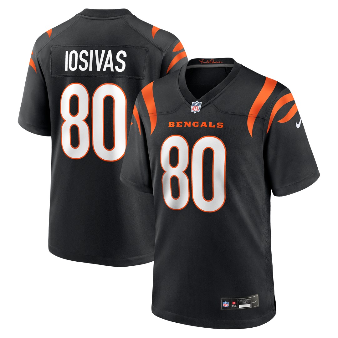 Andrei Iosivas Cincinnati Bengals Team Game Jersey - Black