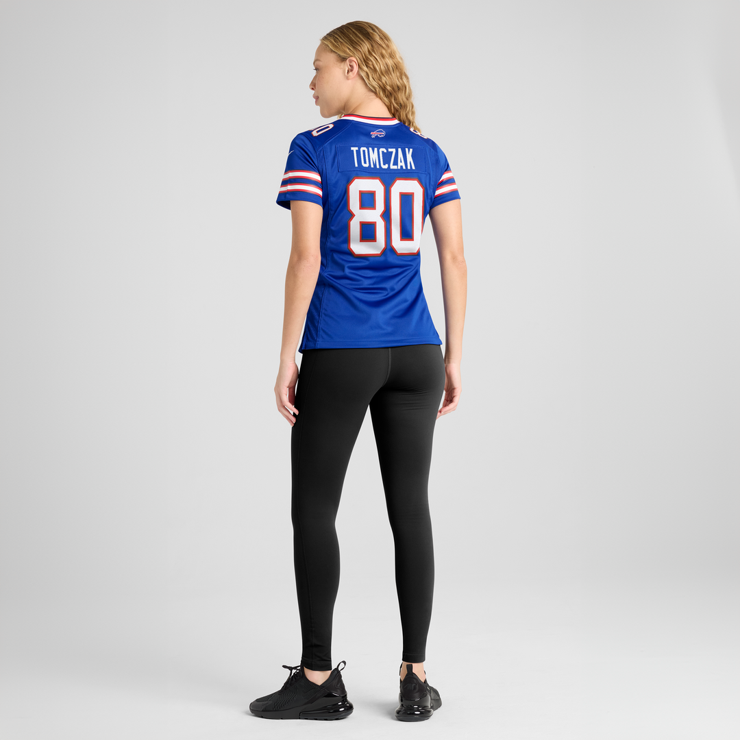 Max Tomczak Buffalo Bills Women's Team Game Jersey - Royal