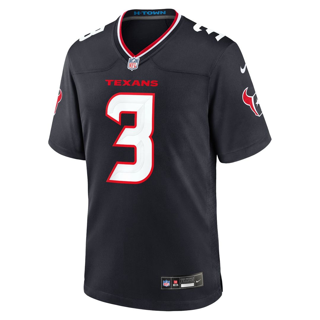 Tank Dell Houston Texans Game Jersey - White