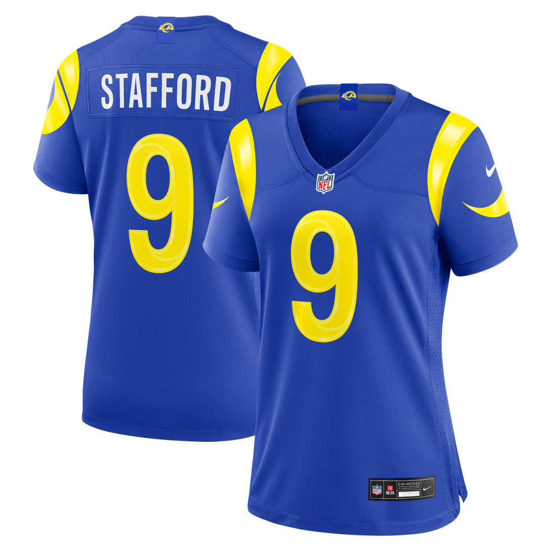 Matthew Stafford Los Angeles Rams Women's Classic Sol Game Jersey