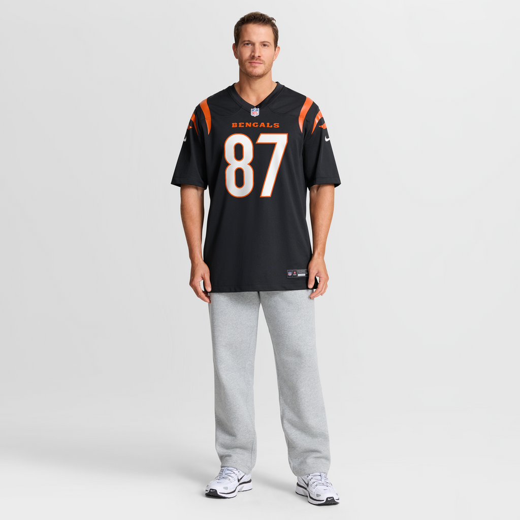 Tanner Hudson Cincinnati Bengals Home Game Player Jersey - Black