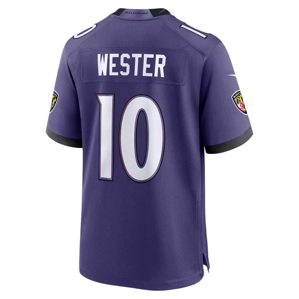 LaJohntay Wester Baltimore Ravens Team Game Jersey - Purple
