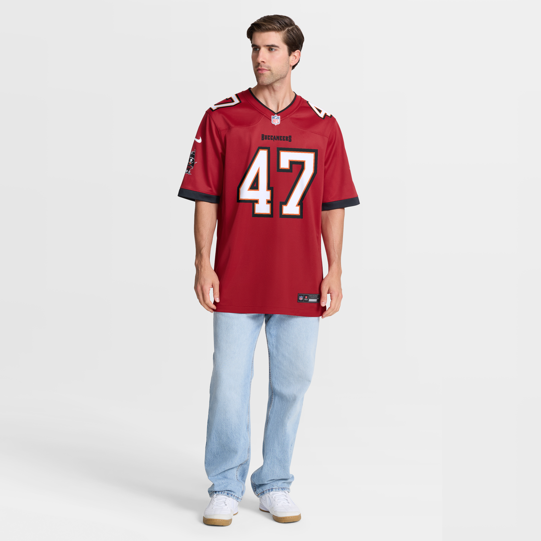 John Lynch Tampa Bay Buccaneers Game Retired Player Jersey - Red