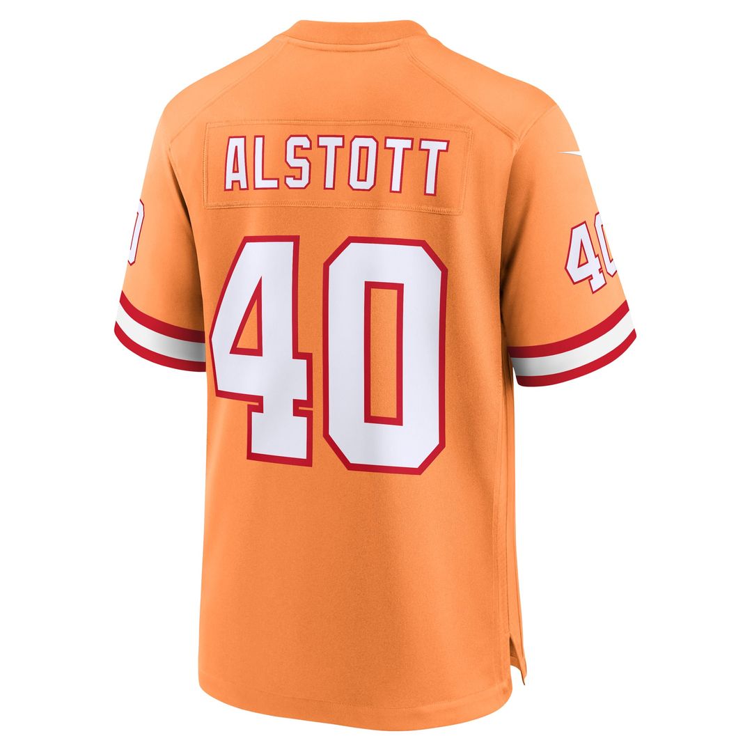 Mike Alstott Tampa Bay Buccaneers Throwback Game Jersey - Orange